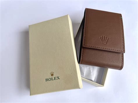 packaging orologi bianco e nero rolex|brown leather rolex watch box.